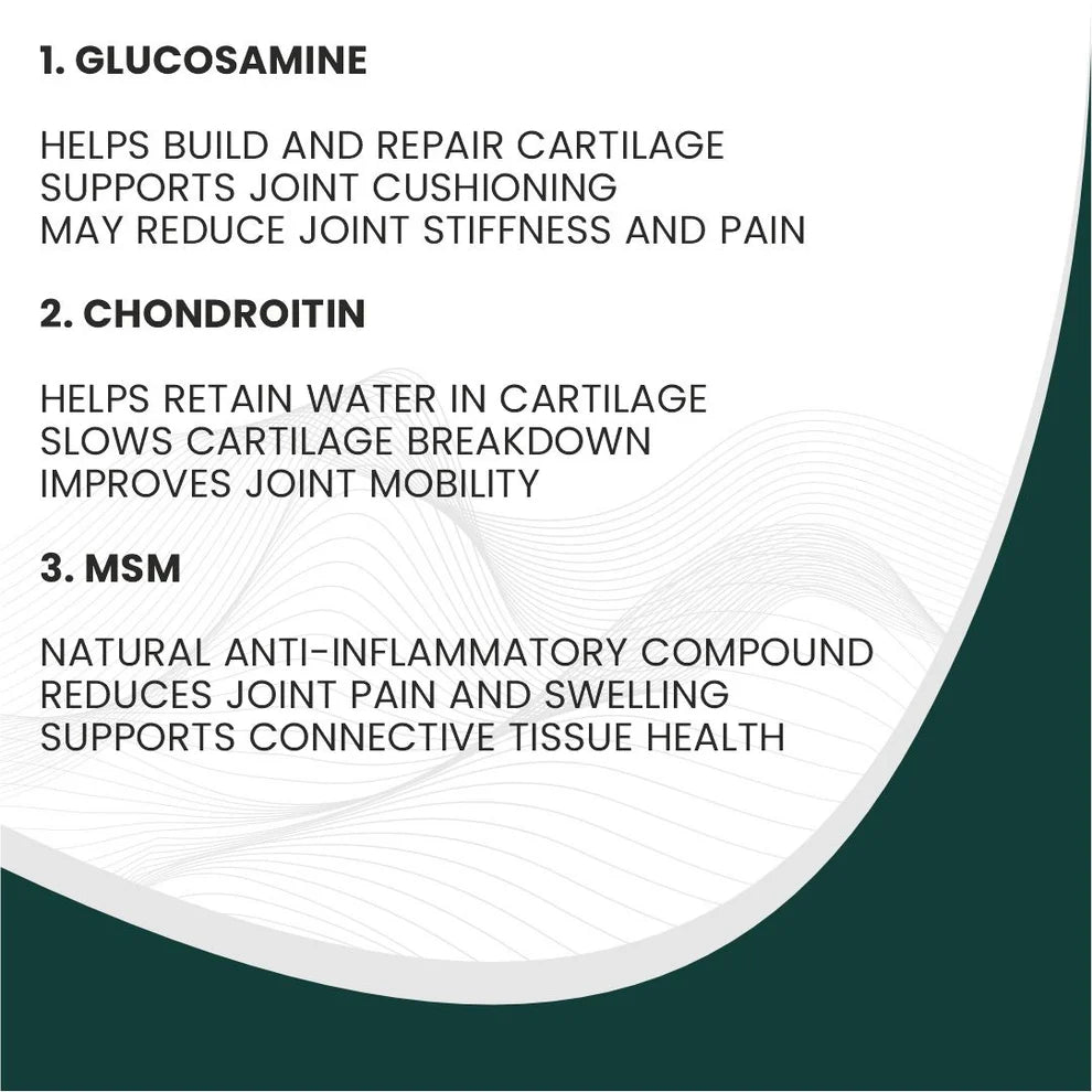 Raskam Glucosamine Chondroitin , MSM for Cartilage; Joint and Bone, 60 Capsules