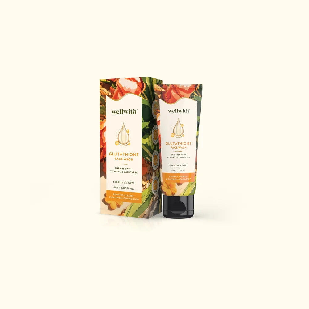 WellWith Glutathione Face Wash (60g)