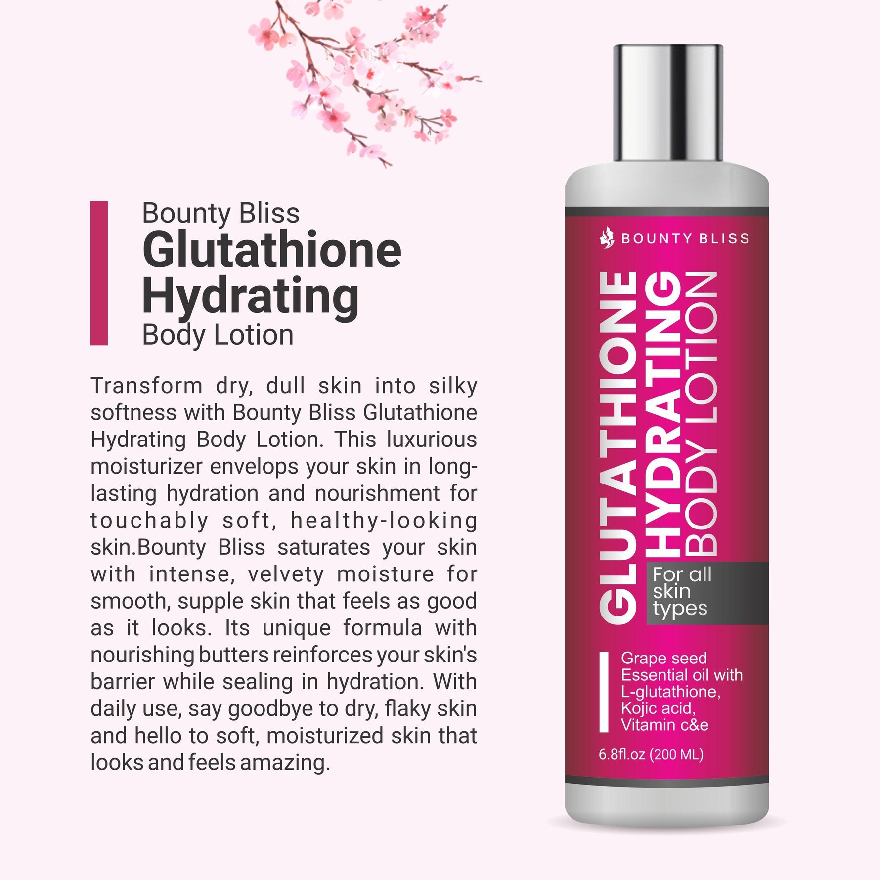 Bounty Bliss Glutathione Hydrating Body Lotion - 200ml