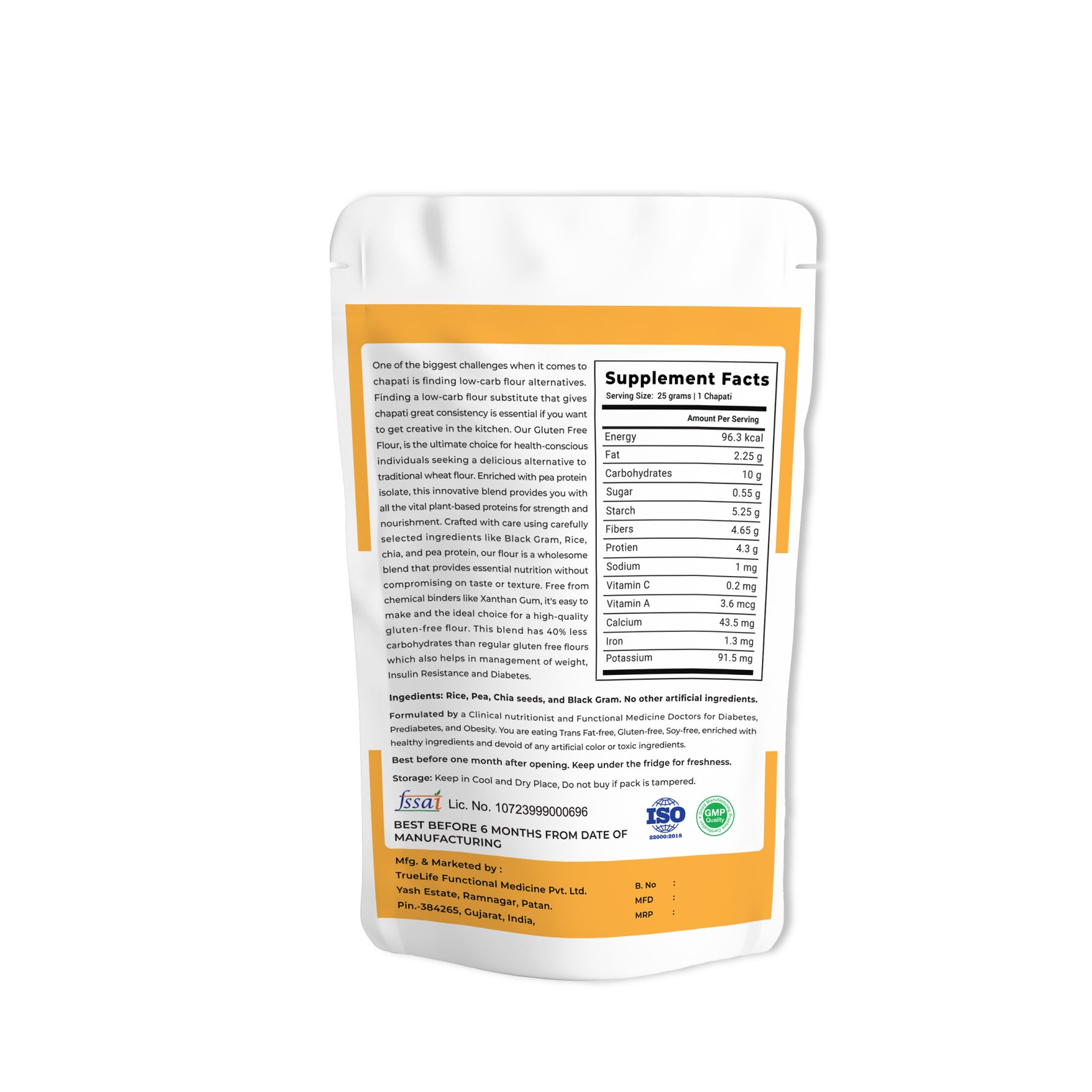 Vitaone Gluten-Free Flour (700g) | Wholesome, Nutrient-Dense & Easy to Digest Atta Alternative