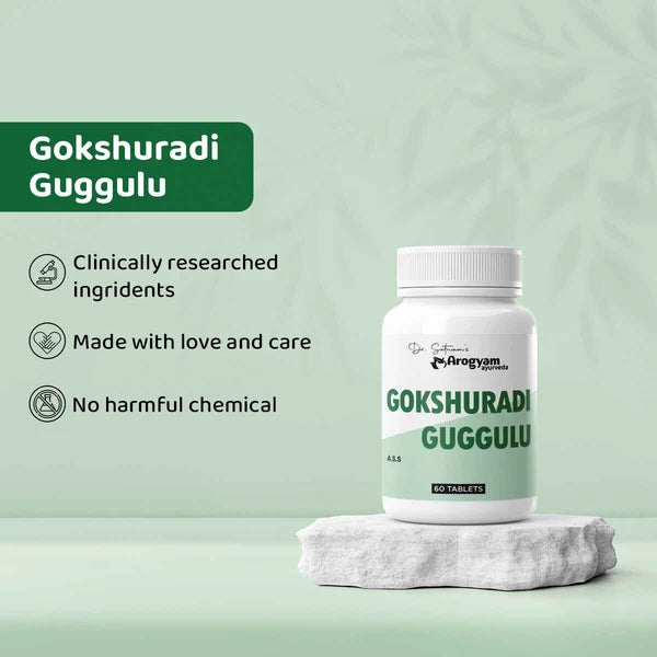 Dr. Satnam's Arogyam Ayurveda Gokshuradi Guggulu Tablet (60 Each)