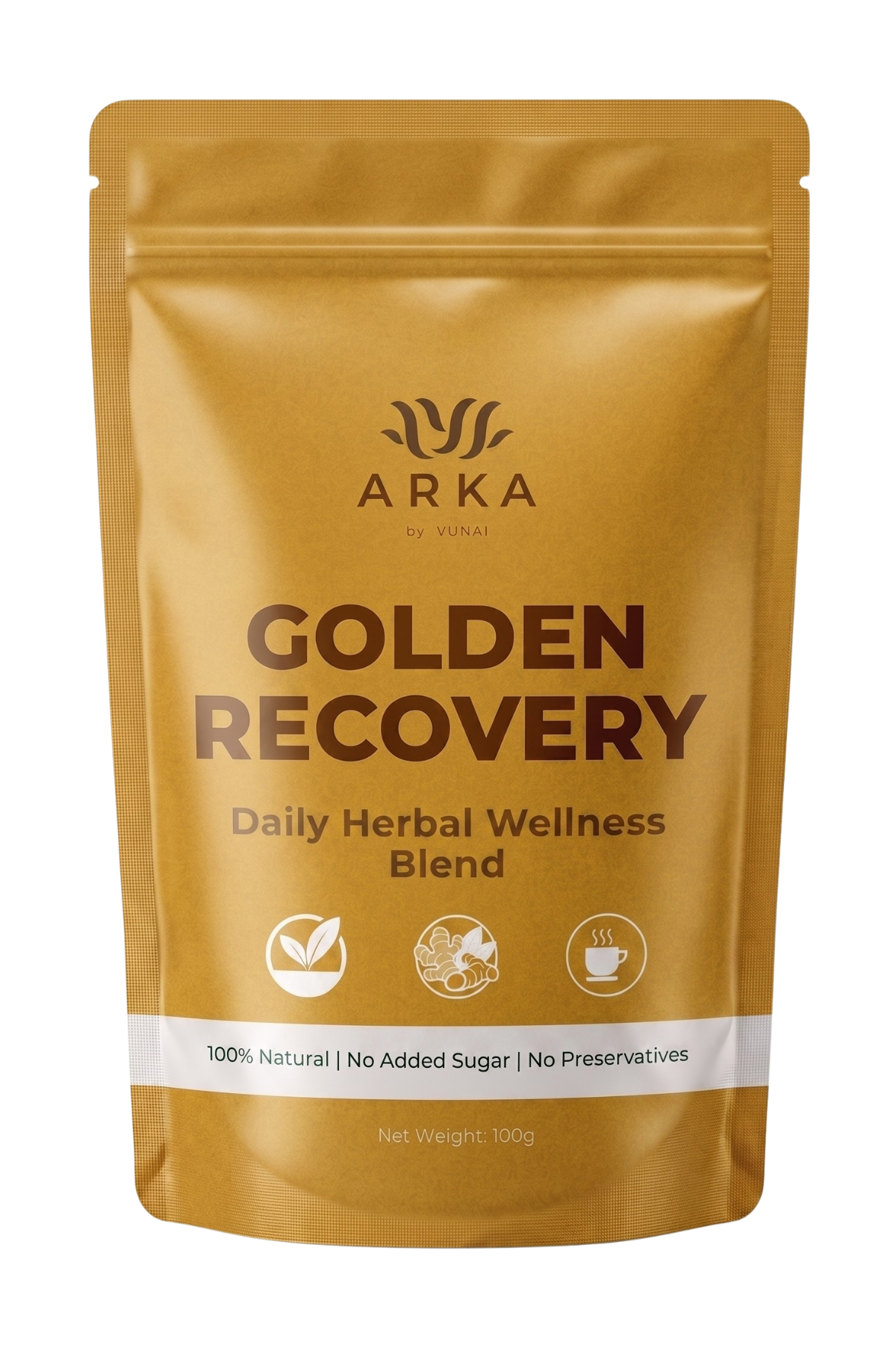 ARKA Golden Recovery Ayurvedic Haldi Milk Mix (100g)