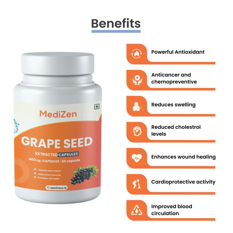 MediZen Grape Seed Extract Capsule - 60 Capsules