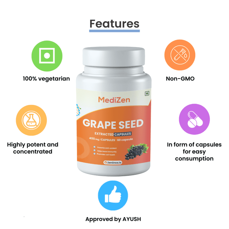 MediZen Grape Seed Extract Capsule - 60 Capsules