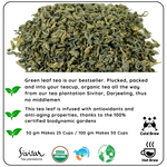 Radhikas Fine Teas Energising Green Leaf- 100gm