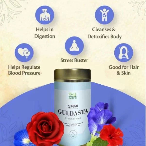 Shuddh Natural Guldasta Flower Tea - 30 gm