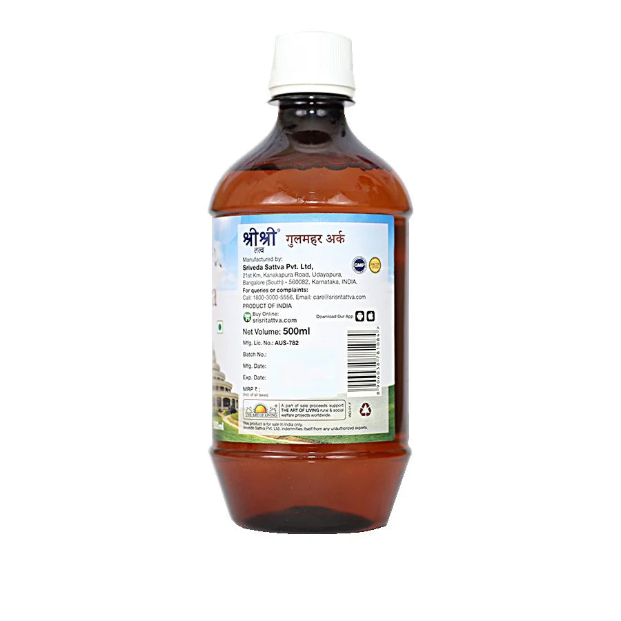 Sri Sri Tattva Gulmahara Arka - Tumerous Conditions, 500 ml