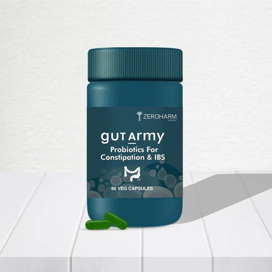 Zeroharm Gut Army Constipation IBS Capsules - 60 Capsules