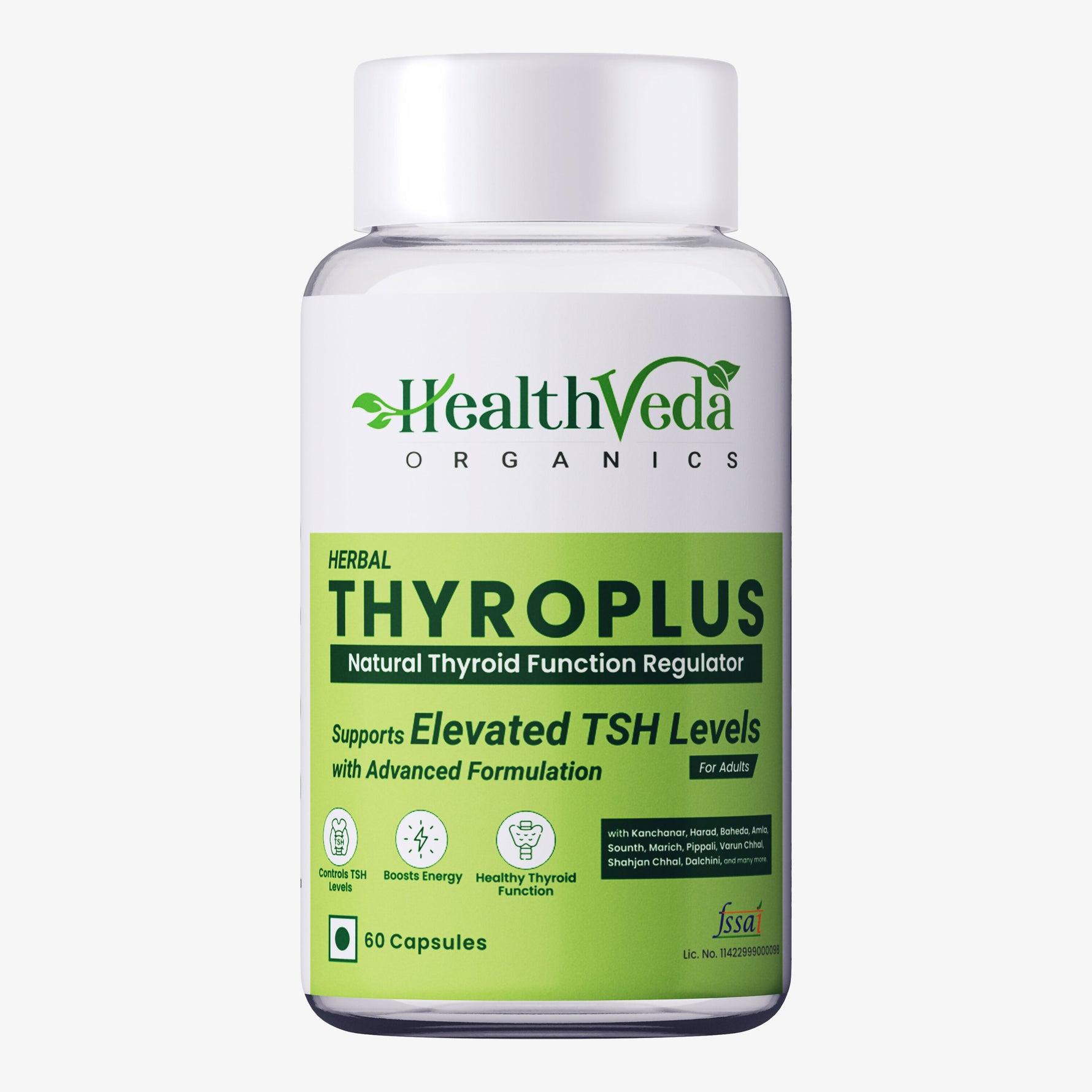 Health Veda Organics Thyroplus Veg Capsule - 60 Capsules