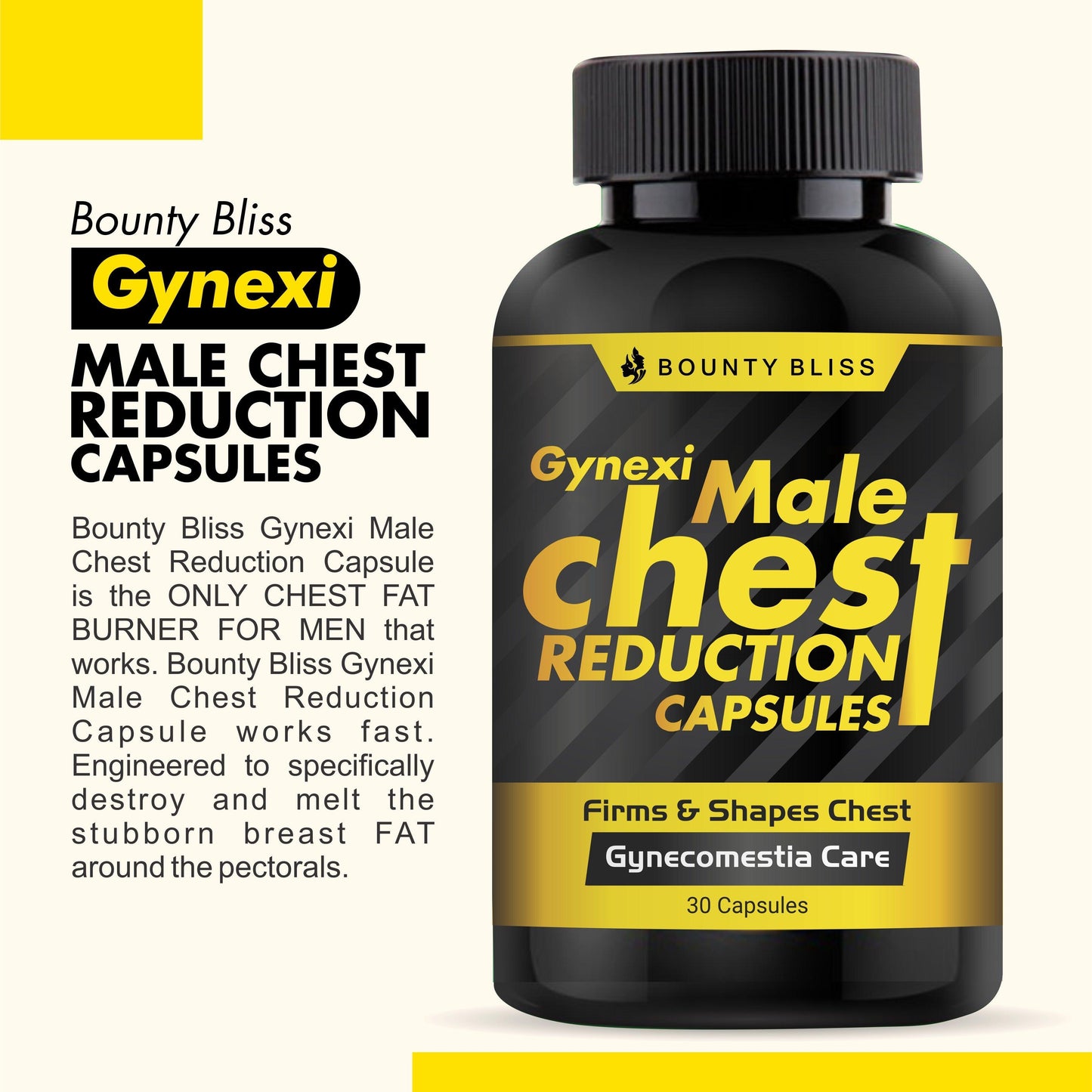 Gynexi Male Chest Reduction Capsule - 30 Capsules