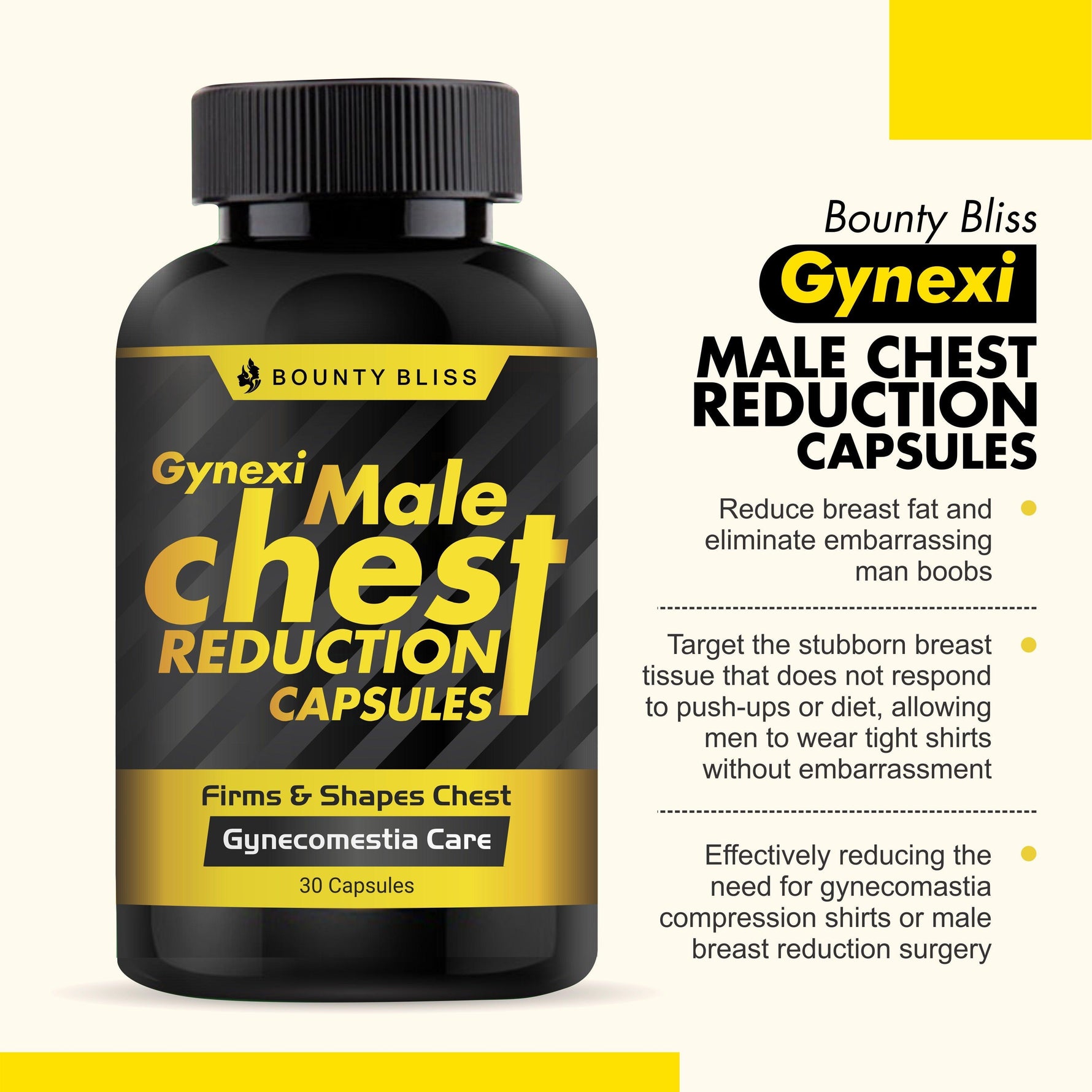 Gynexi Male Chest Reduction Capsule - 30 Capsules