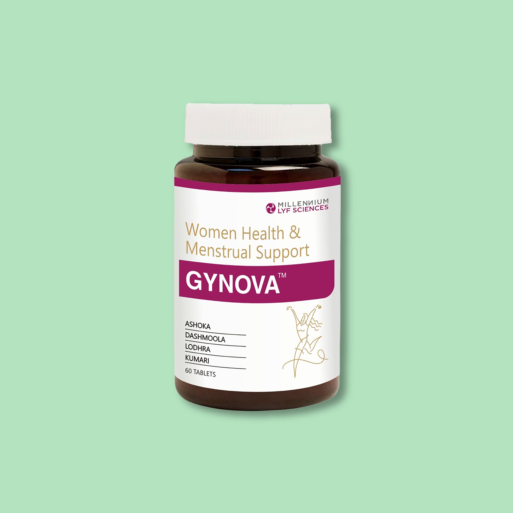 Millennium Herbal Care Gynova Tablet - 60 Tablets