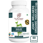 DR. JPG Organic Hadjod Capsules (500mg, 60 Veg Capsules) | For Bone Health, Joint Flexibility & Fracture Healing | 100% Certified Organic