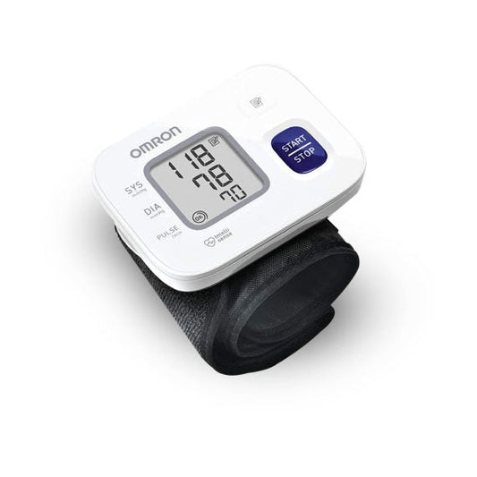 Omron HEM 6161 Fully Automatic Wrist Blood Pressure Monitor White