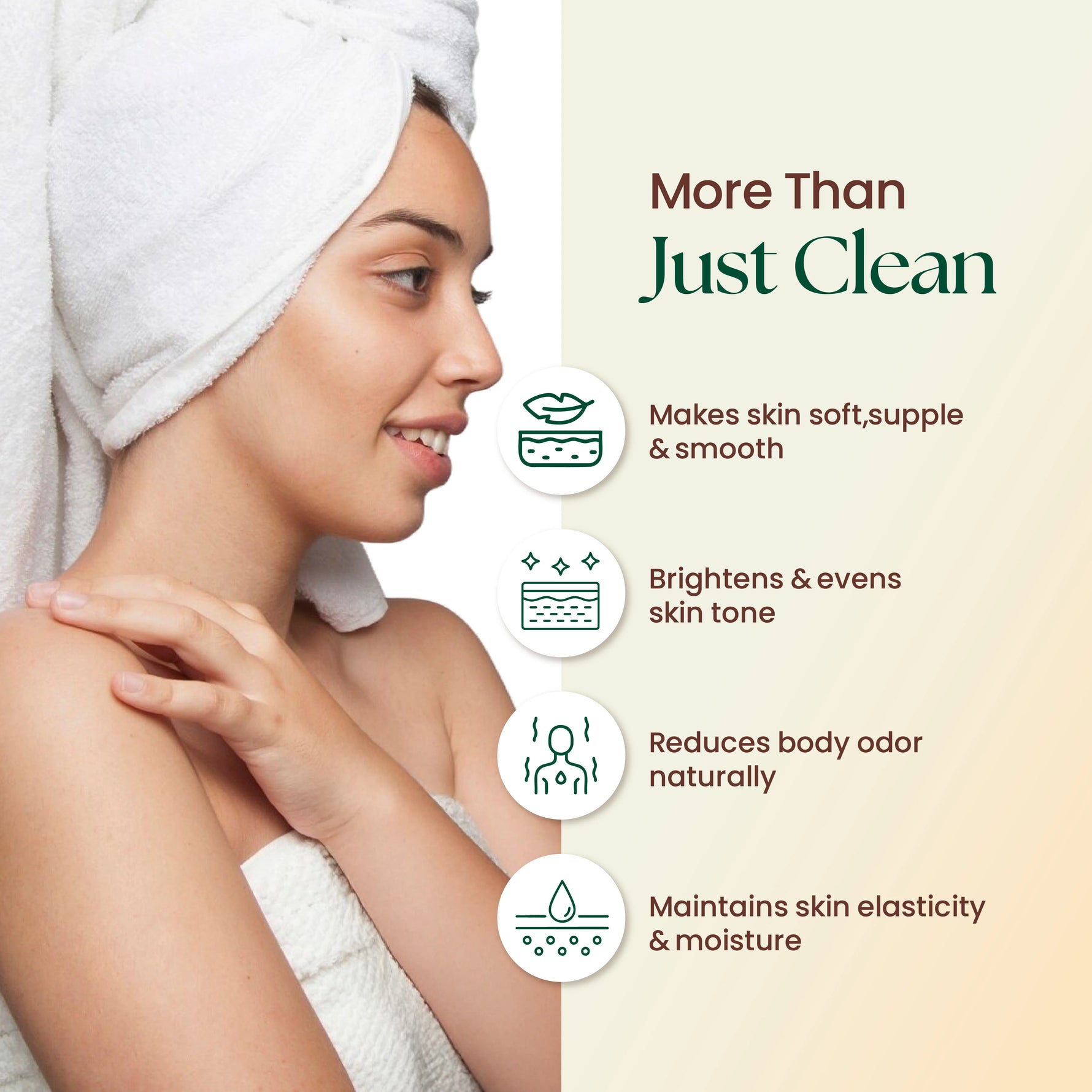 Moha: Herbal Shower Gel (200ml)- Ayurvedic Antibacterial Body Wash for Glowing Skin