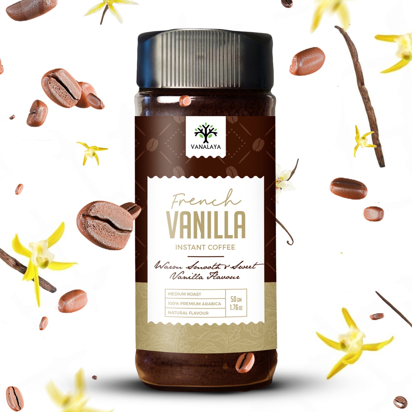 Vanalaya French Vanilla Instant Coffee Vanilla Flavoured Coffee