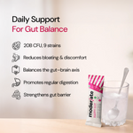 Moderate Happy Gut Prebiotic & Probiotic Sachets for Bloating & Digestion - 15ct