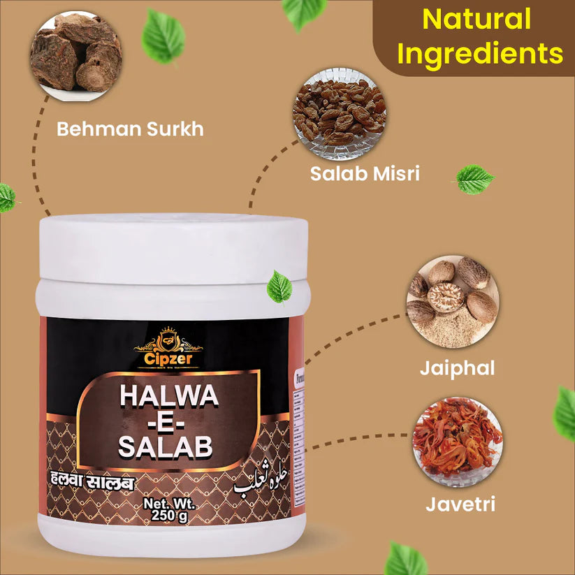 Cipzer Halwa-E-Salab - 250gm | Strength, Stamina, Energy Booster & Men’s Vitality Support
