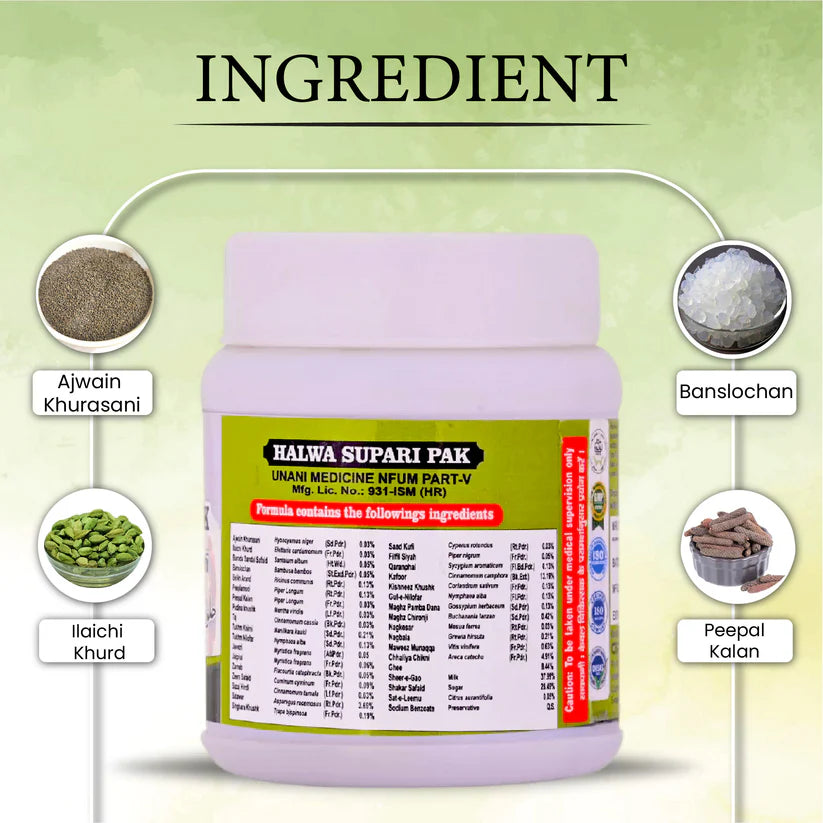 Cipzer Halwa Supari Pak - 250gm | Women’s Health, Strength, Postnatal Recovery & Vitality Booster