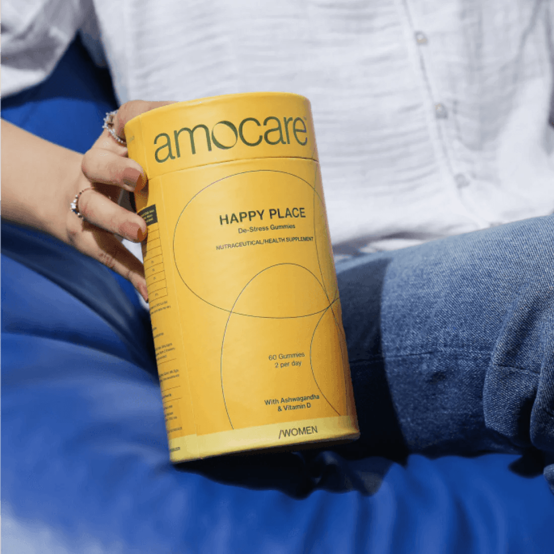 Amocare Happy Place De Stress Gummies for Women - 60 Gummies
