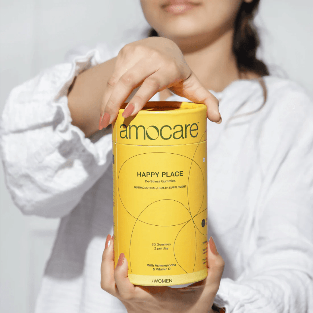 Amocare Happy Place De Stress Gummies for Women - 60 Gummies