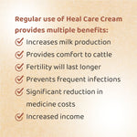 Cerafa Heal Care Udder Cream for Cows & Buffaloes | Herbal Cream for Dry, Cracked Udder Skin | 100 g
