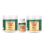 Arogyam Heart Care Combo (Heart Care 60 Capsules + Heart Care Caffeine Free Herbal Tea 100g x 2) Pack of 3