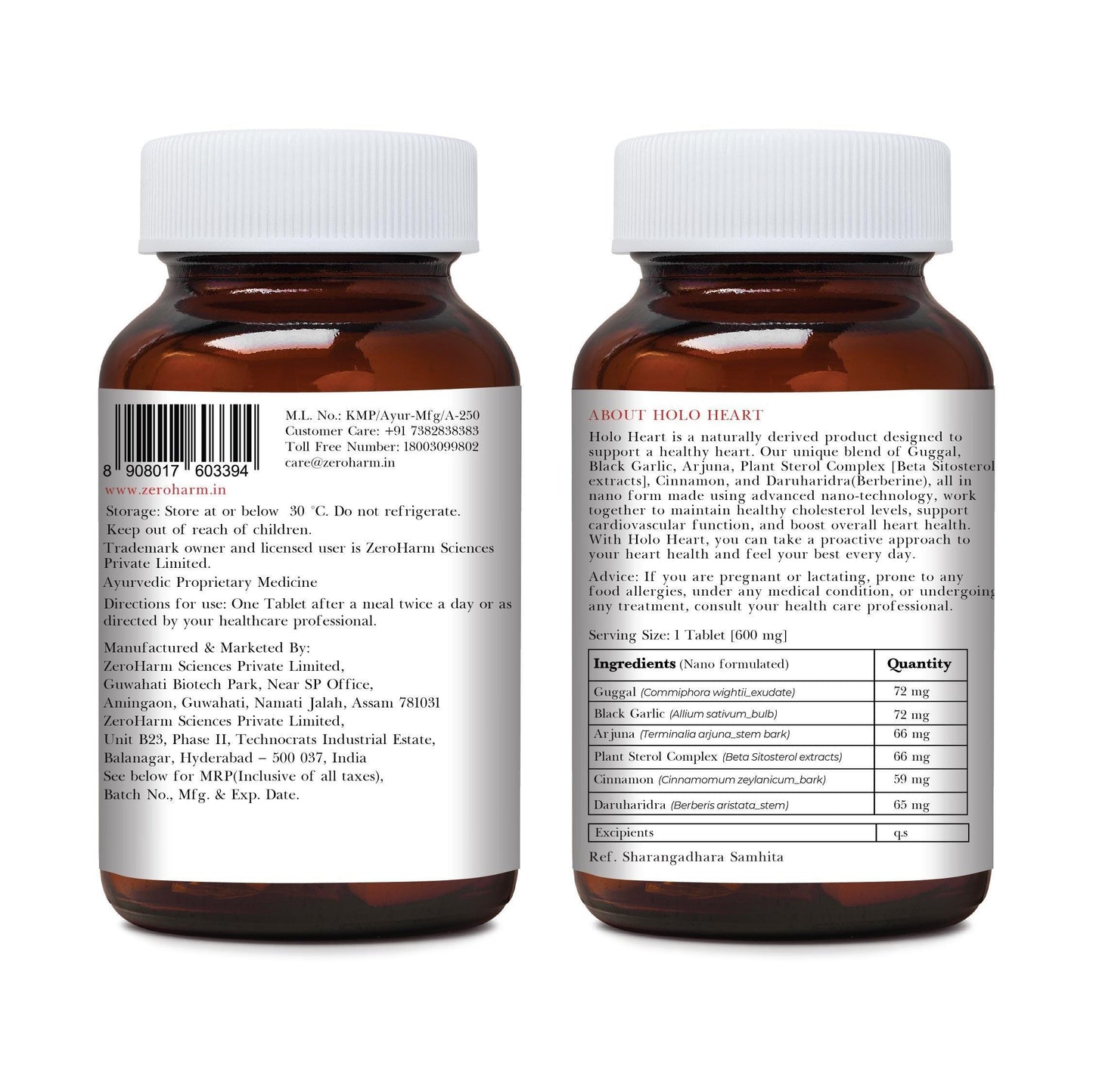 Zeroharm Holo Heart Tablet