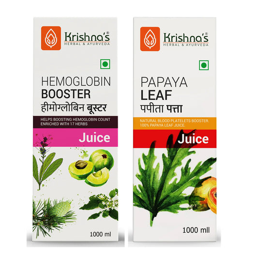 Krishna's Hemoglobin Booster Juice 1000 ml | Papaya Juice 1000 ml
