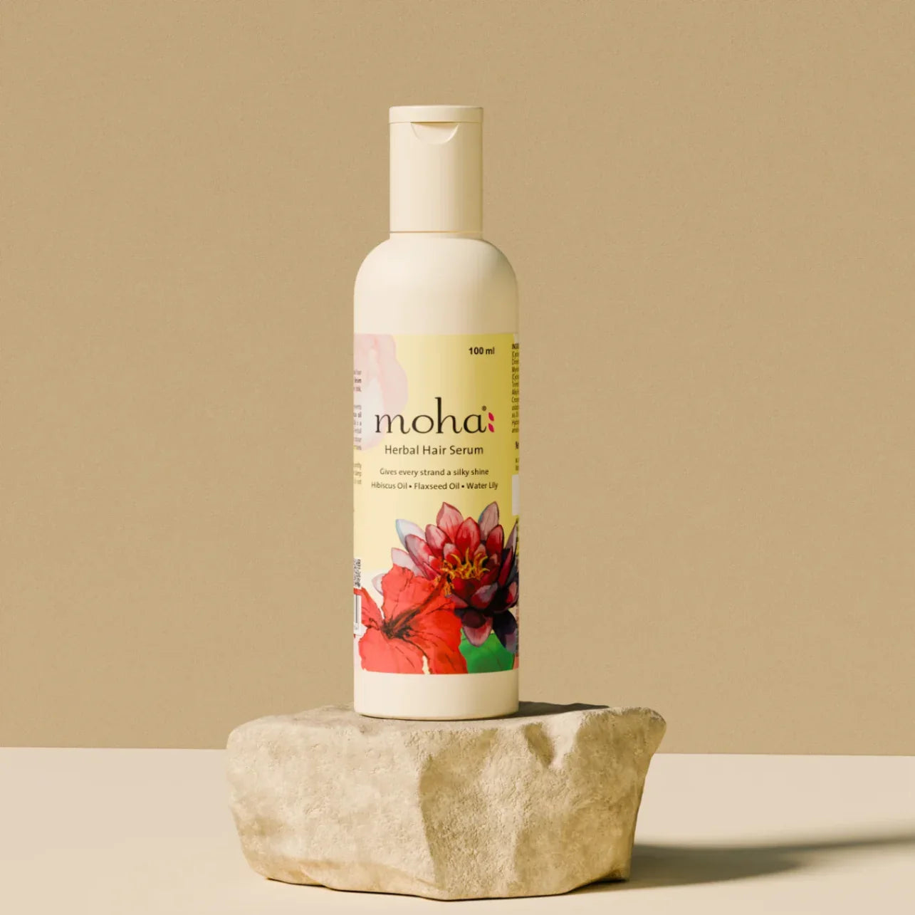 Moha: Lightweight Herbal Hair Serum (100ml)- Anti-Frizz Gloss & Heat Protectant