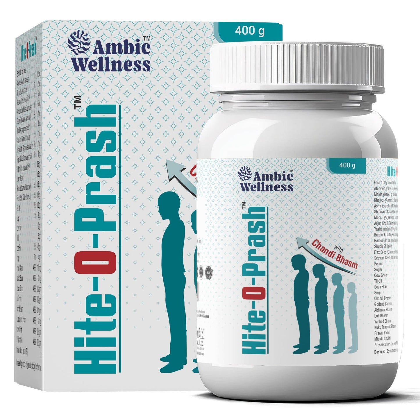 Ambic Wellness Hite-o-Prash For Height Growth Supplement -  400 gm