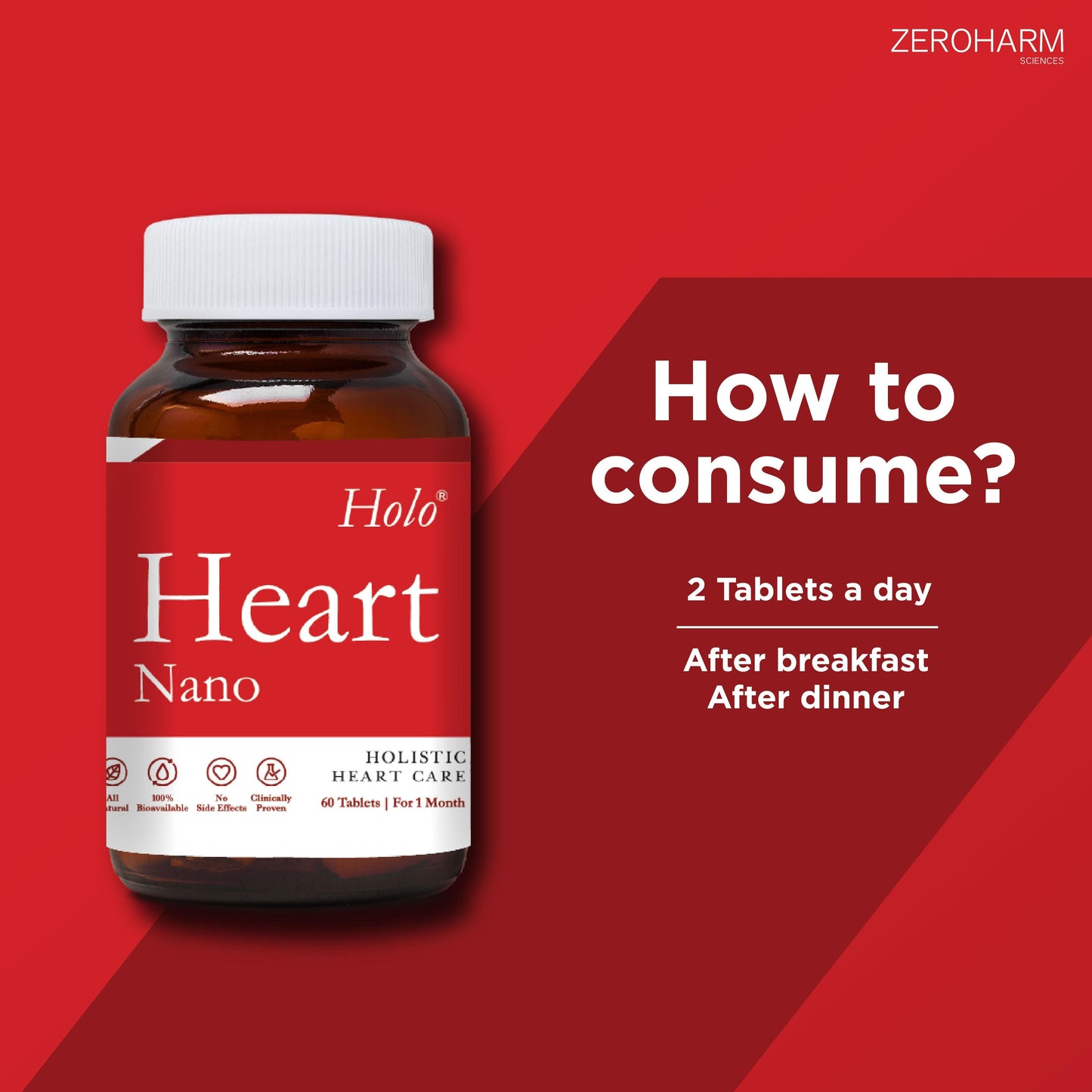Zeroharm Holo Heart Tablet