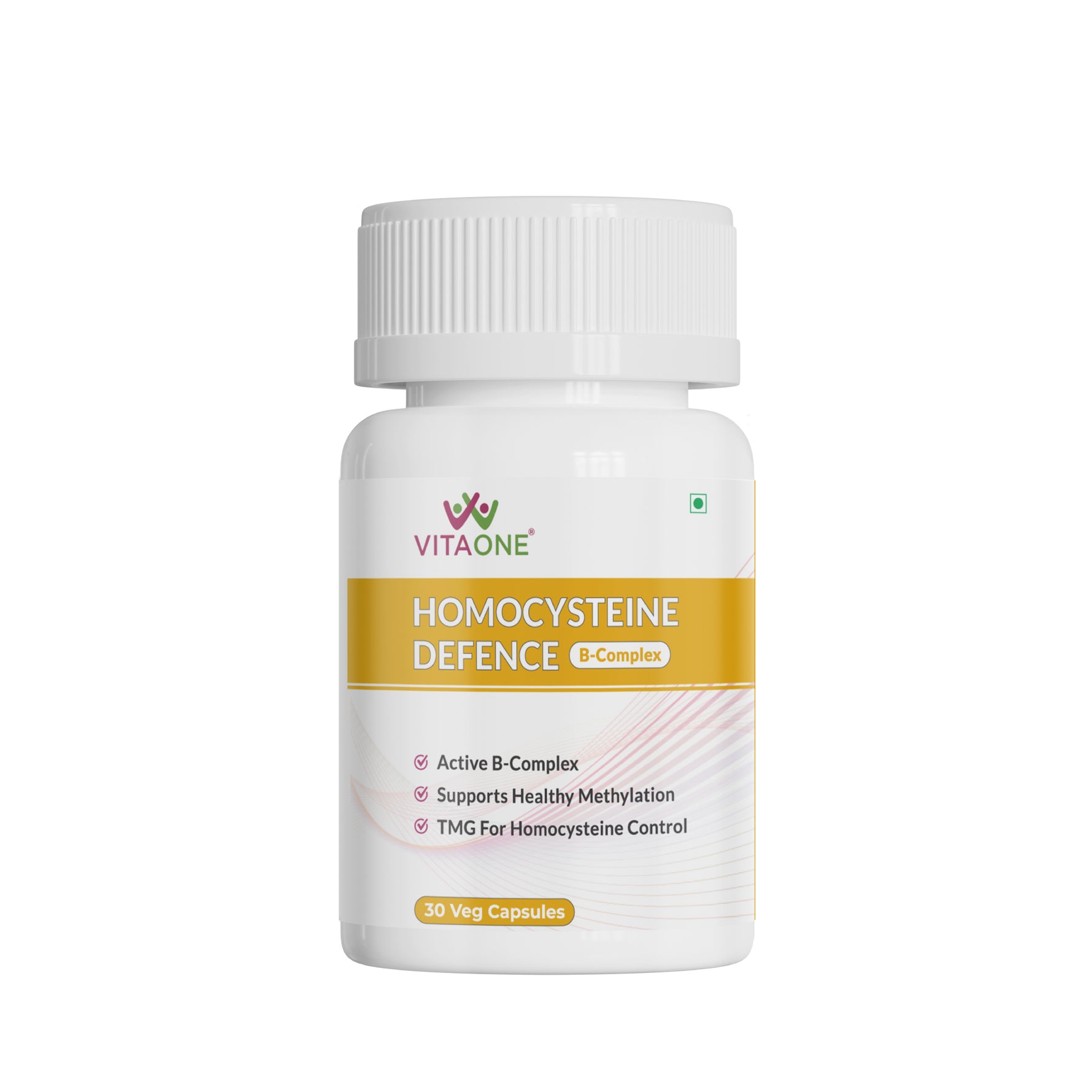 Vitaone Homocysteine Defence Capsules (30s) | Advanced Cardiovascular, Brain & Cellular Methylation Support