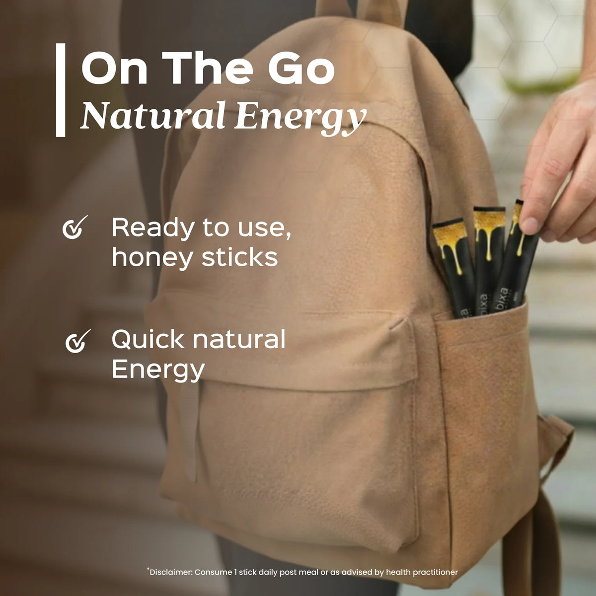 Bixa Botanical Pure Himalayan Shilajit Honey Sticks | Natural Vitality & Energy Booster (Pack of 30 Sticks)