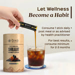 Bixa Botanical Pure Himalayan Shilajit Honey Sticks | Natural Vitality & Energy Booster (Pack of 30 Sticks)