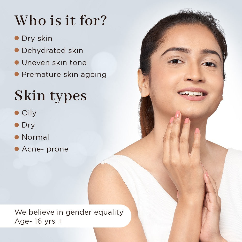 Moha Hydrating Face Serum 30ml - Deep Moisture Boosting Glow Serum for Dry Skin