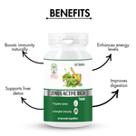 Zenius Active Rich Tablets - Natural Multivitamin Tablets for Immunity, Energy and Digestive System Booster - 60 Tablets