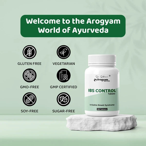 Arogyam Digestive Comfort Tablets – Ayurvedic Herbal Support for Digestive & Gut Wellness – 60 Tablets