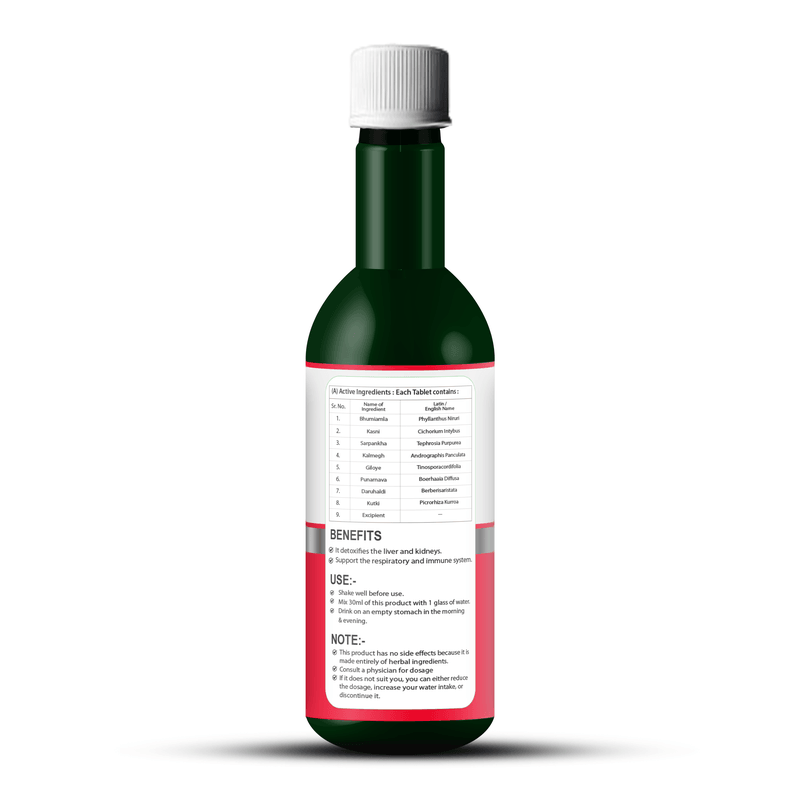 Zenius Liver Care Juice - Herbal Liver Health Tonic for Detoxification, Digestion, and Energy Boost - 500ml Juices
