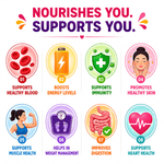 Lakshmi Krishna Naturals Hemoglow Nutrition Mix | 300 g