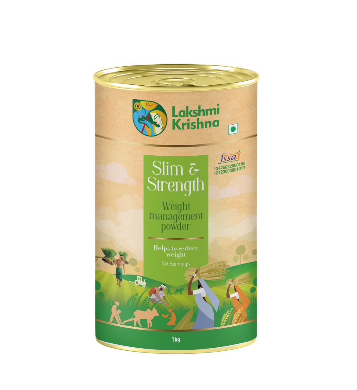 Lakshmi Krishna Naturals Slim & Strength Weight Management Powder 1kg