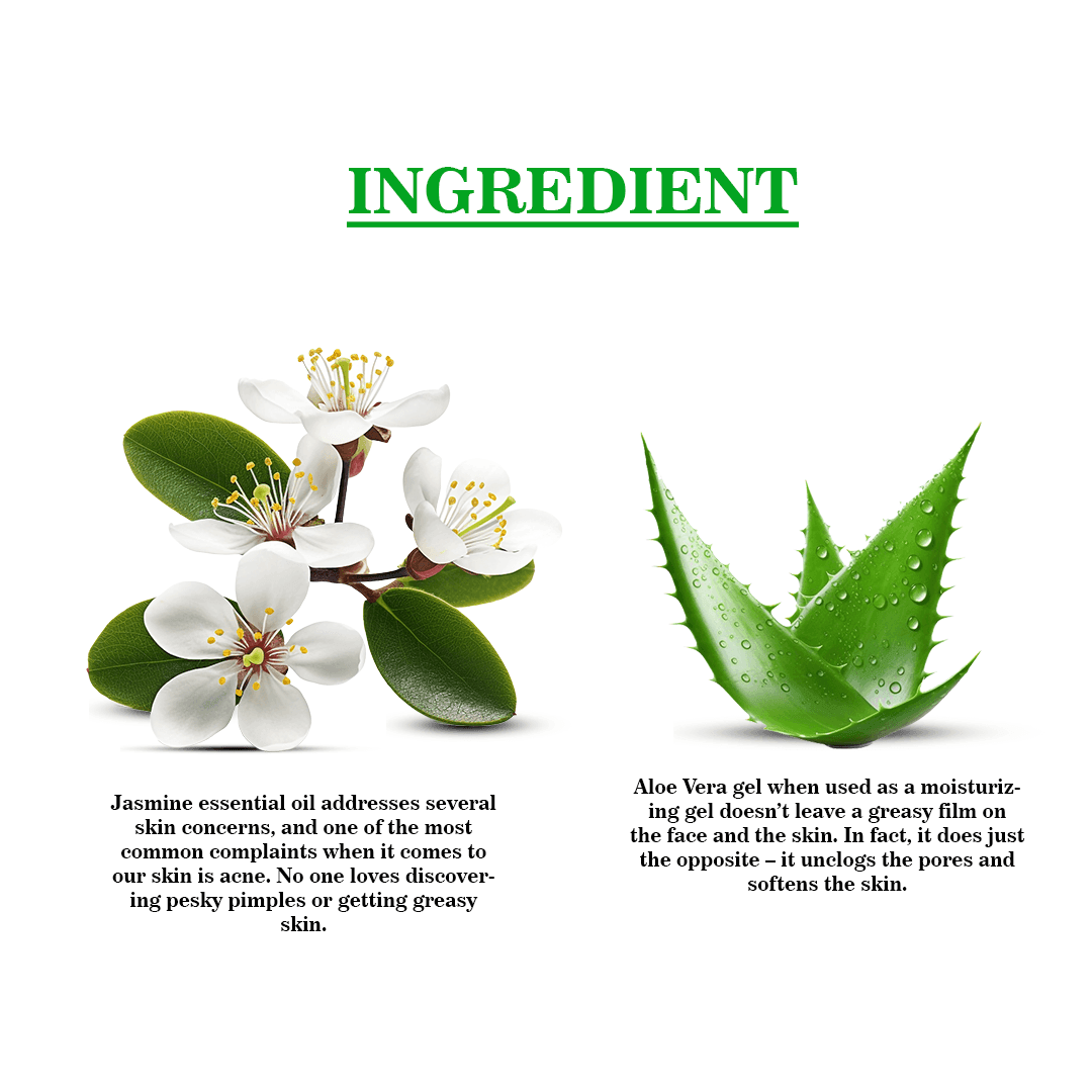 Khadi Care Herbal Jasmine Moisturizer for Soft & Hydrated Skin - 210ml