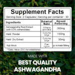 Vedapure Naturals Ashwagandha Capsules Anxiety & Stress Relief-60 capsules
