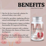 Zenius Stone Go Capsules - Pathri Medicine for Kidney Stone Removal and Relief Pathri Pain - 60 Capsules