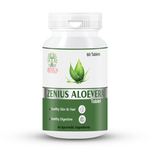 Zenius Aloe Vera Tablets - for Digestive Health and Skin Care - 60 Tablets