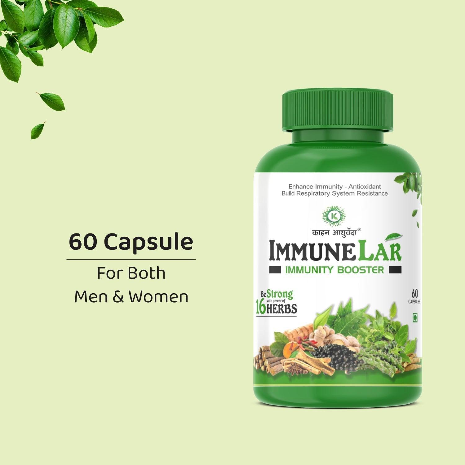 Kaahan Ayurveda Immunelar Capsule - (Immunity Booster)  - 60 Capsules
