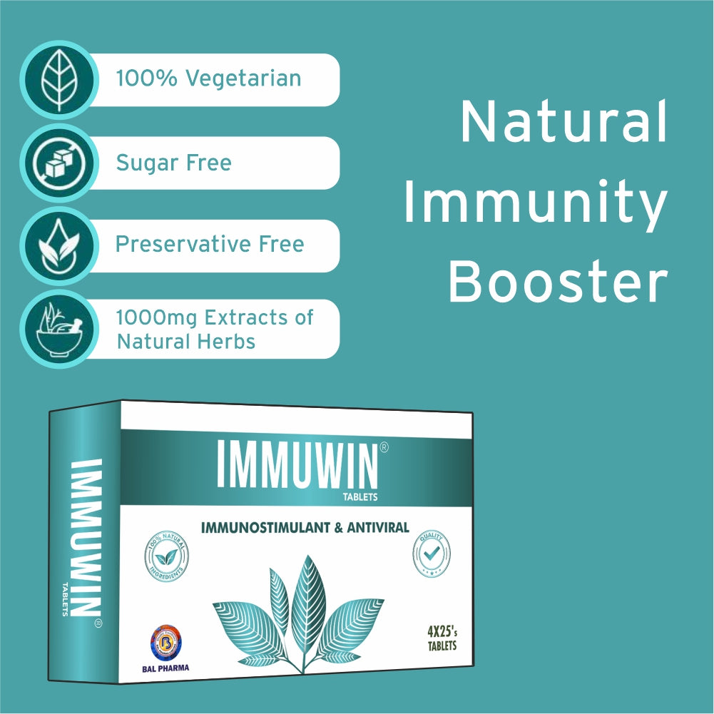 Lifezen Immuwin 100 Tablets Ayurvedic Medicine For Natrual Immunity Boosters, Viral Infection, Immune, General health, Health Supplements, Energy tablet
