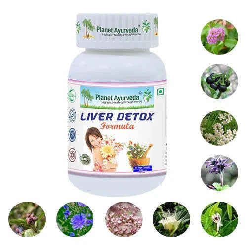 Planet Ayurveda Liver Detox Formula - 60 Capsules