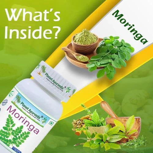 Planet Ayurveda Moringa Vege Capsule - 60 Capsules