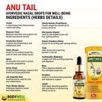 BodyWell Anu Taila – Ayurvedic Nasal Oil for Respiratory Wellness & Clarity – 20ml